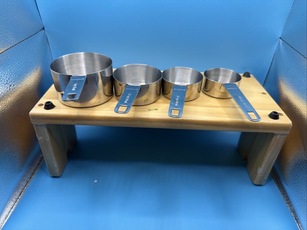 Good Cook Measuring cup set 4 Piece Set Good Cook Stainless Steel